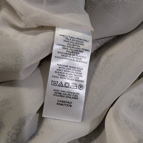 Ann Taylor Black and Cream Blouse - Picture 8 of 8